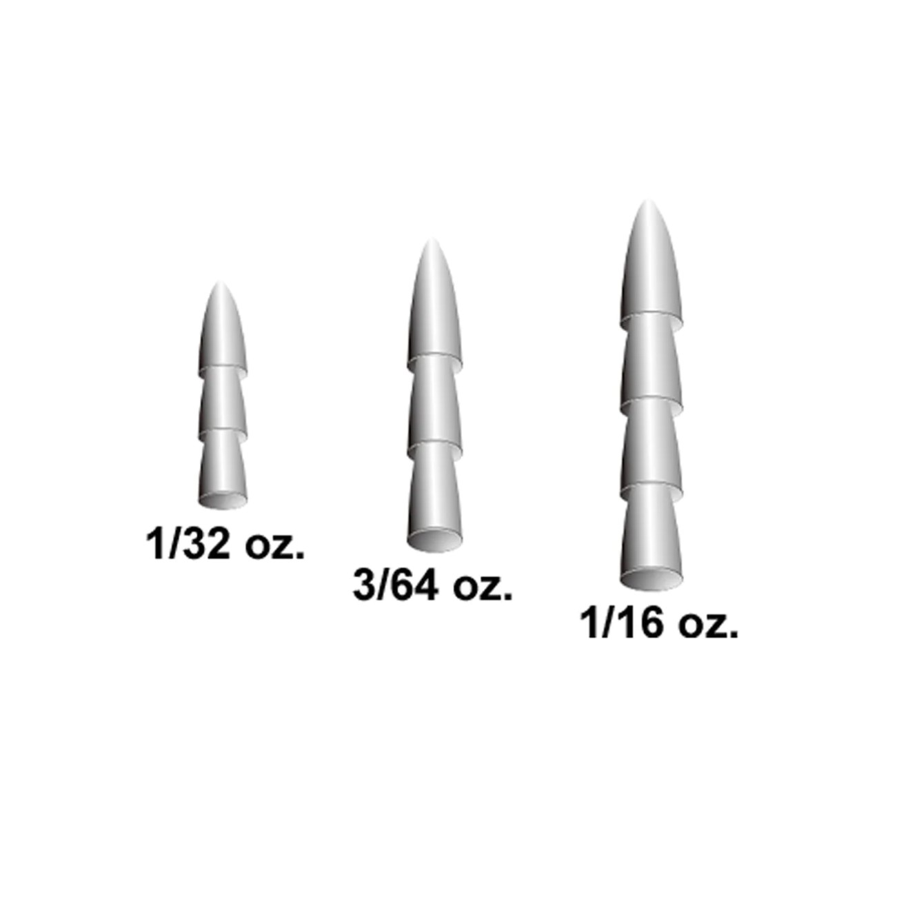 X-Zone Lead Pagoda Nail Sinkers