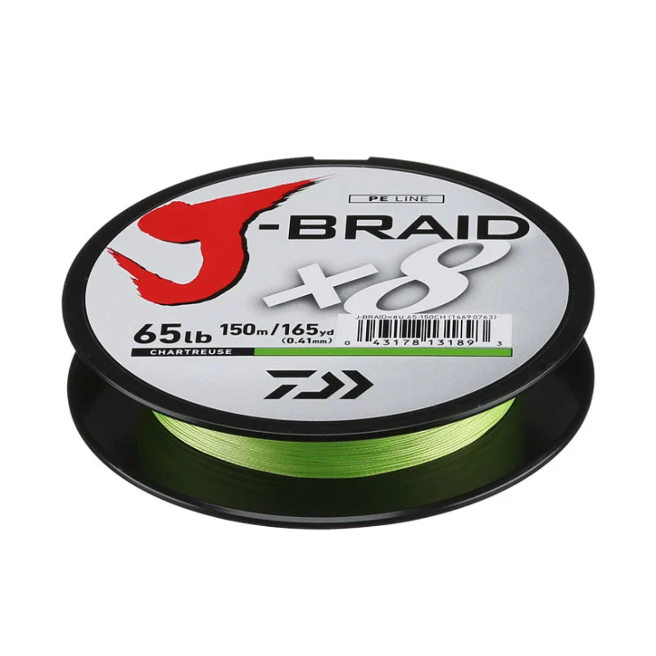 Daiwa J-Braid x8 - Chartreuse