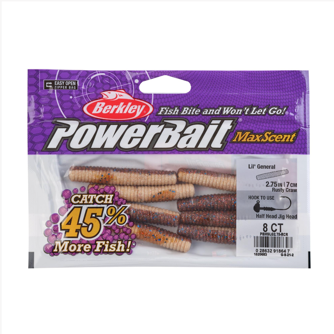 Berkley PowerBait® MaxScent Lil' General - 2.75"