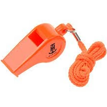TH Marine Safety Whistle Orange