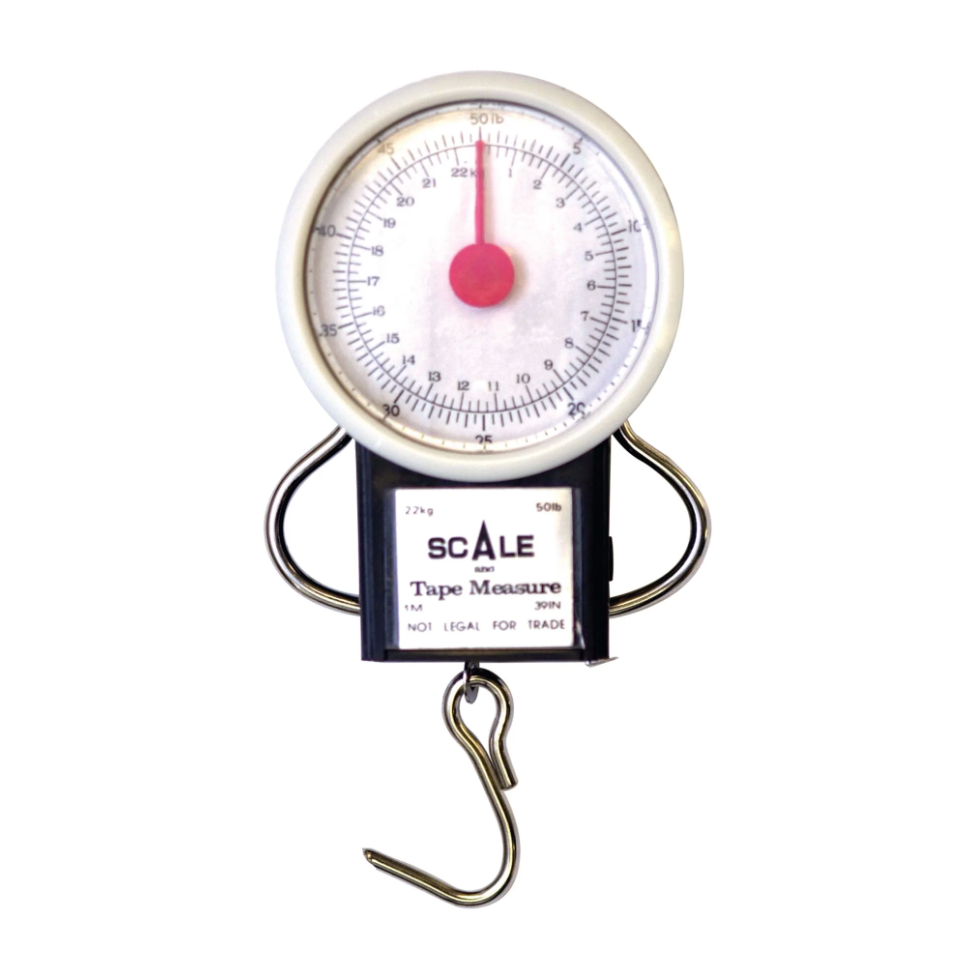 Eagle Claw 50lb Dial Scale & Tape Measure