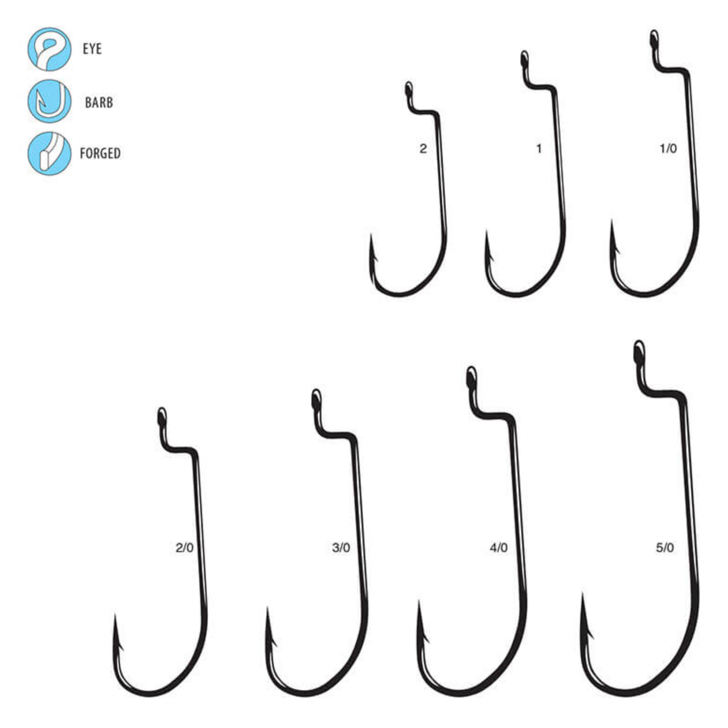 Gamakatsu Offset Shank Worm Hook