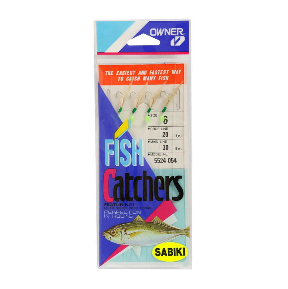 Owner Sabiki Fish Catchers Silver Rainbow Skin