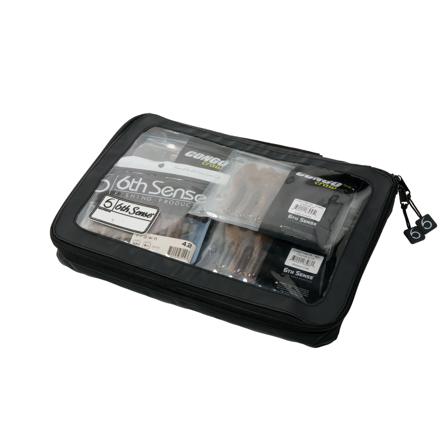 6th Sense Large Bait View Tackle Bag - Black