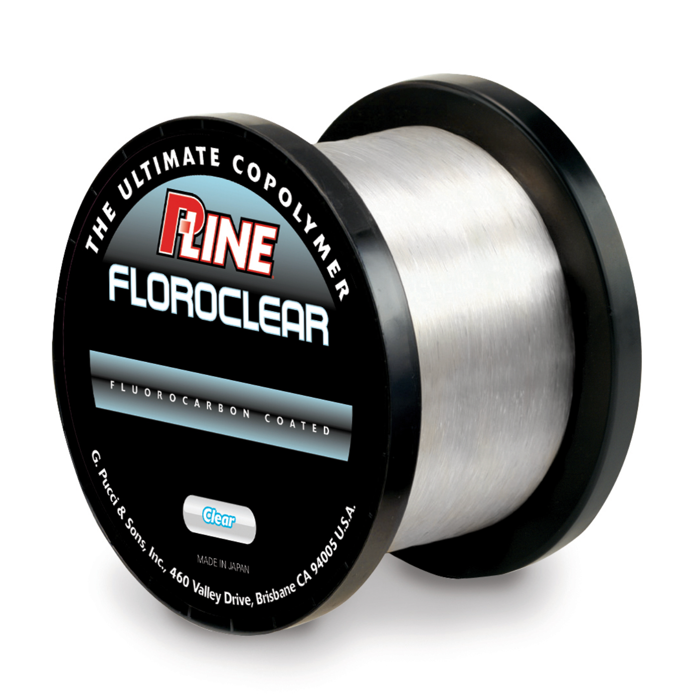 P-Line Floroclear Fluorocarbon Coated Fishing Line