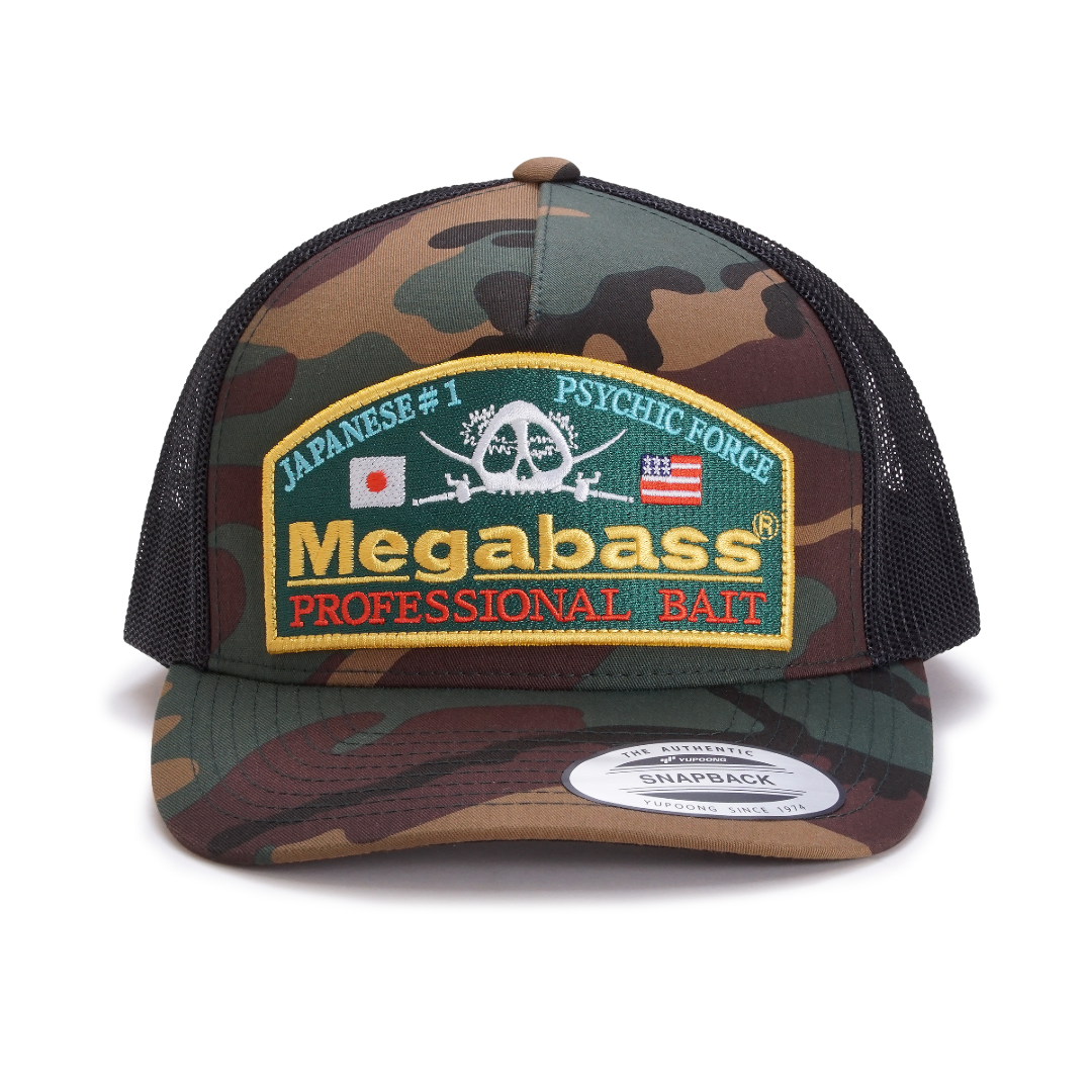 Megabass Psychic Camo Trucker Hat