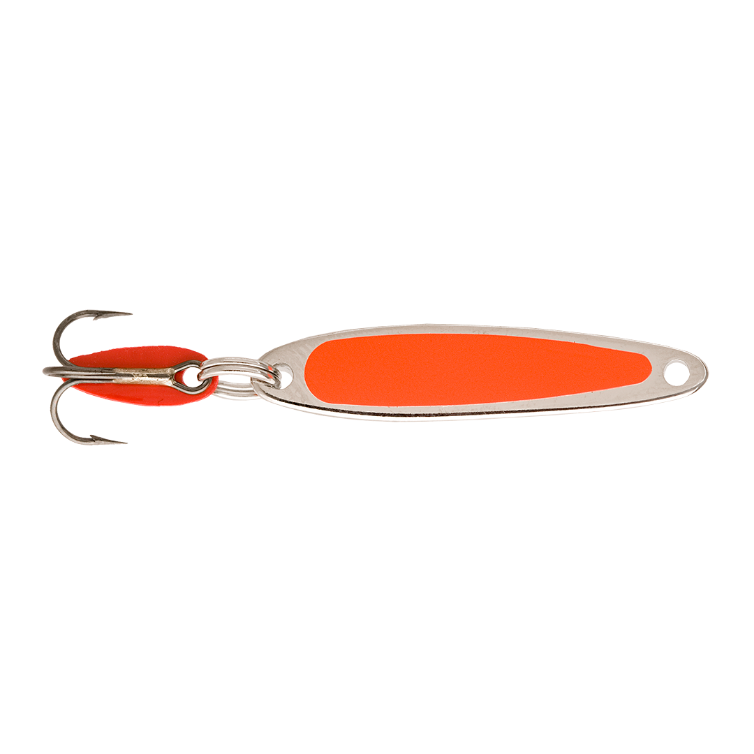 Swedish Pimple 1.75" 1/4oz Flourescent Orange/Nickel