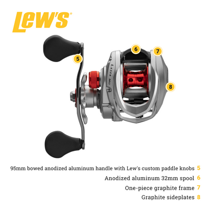 Lew's Laser MG Speed Spool SLP Baitcast Reel