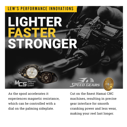 Lew's Laser MG Speed Spool SLP Baitcast Reel