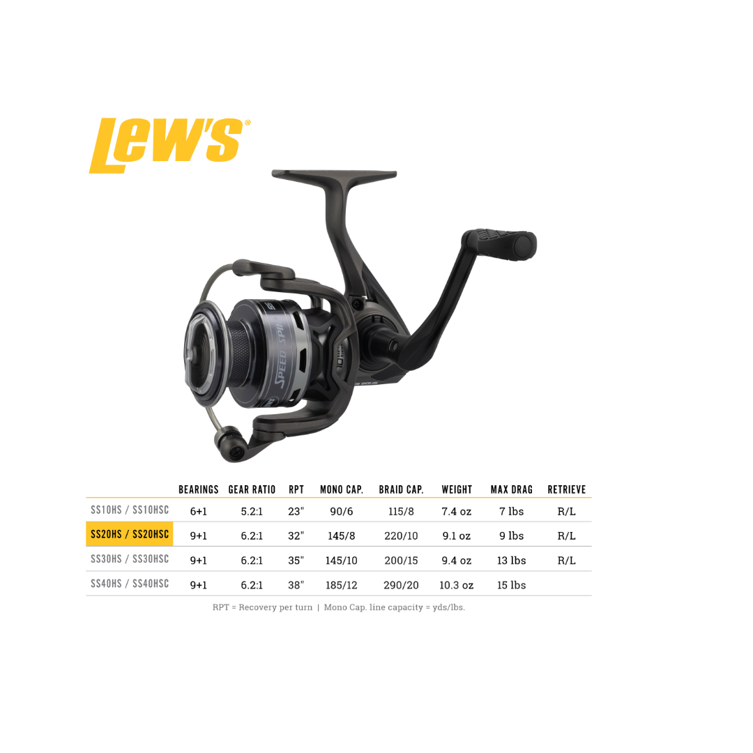 Lew's Speed Spin Spinning Reel