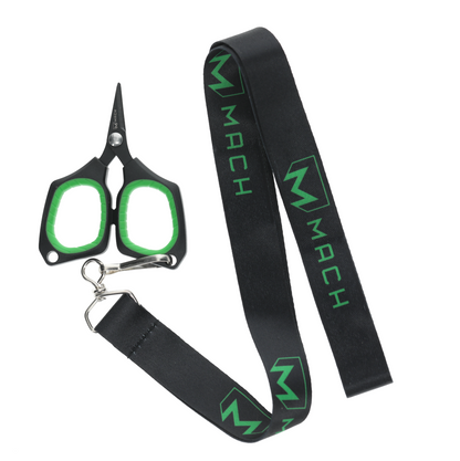 Lew's Mach 3" Braid Scissors With Lanyard