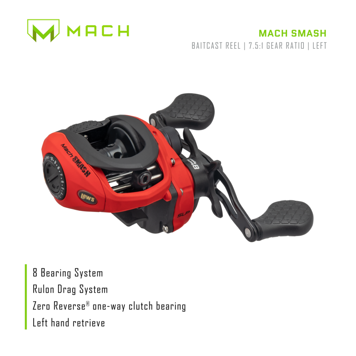 Lew's Mach Smash SLP Baitcast Reel
