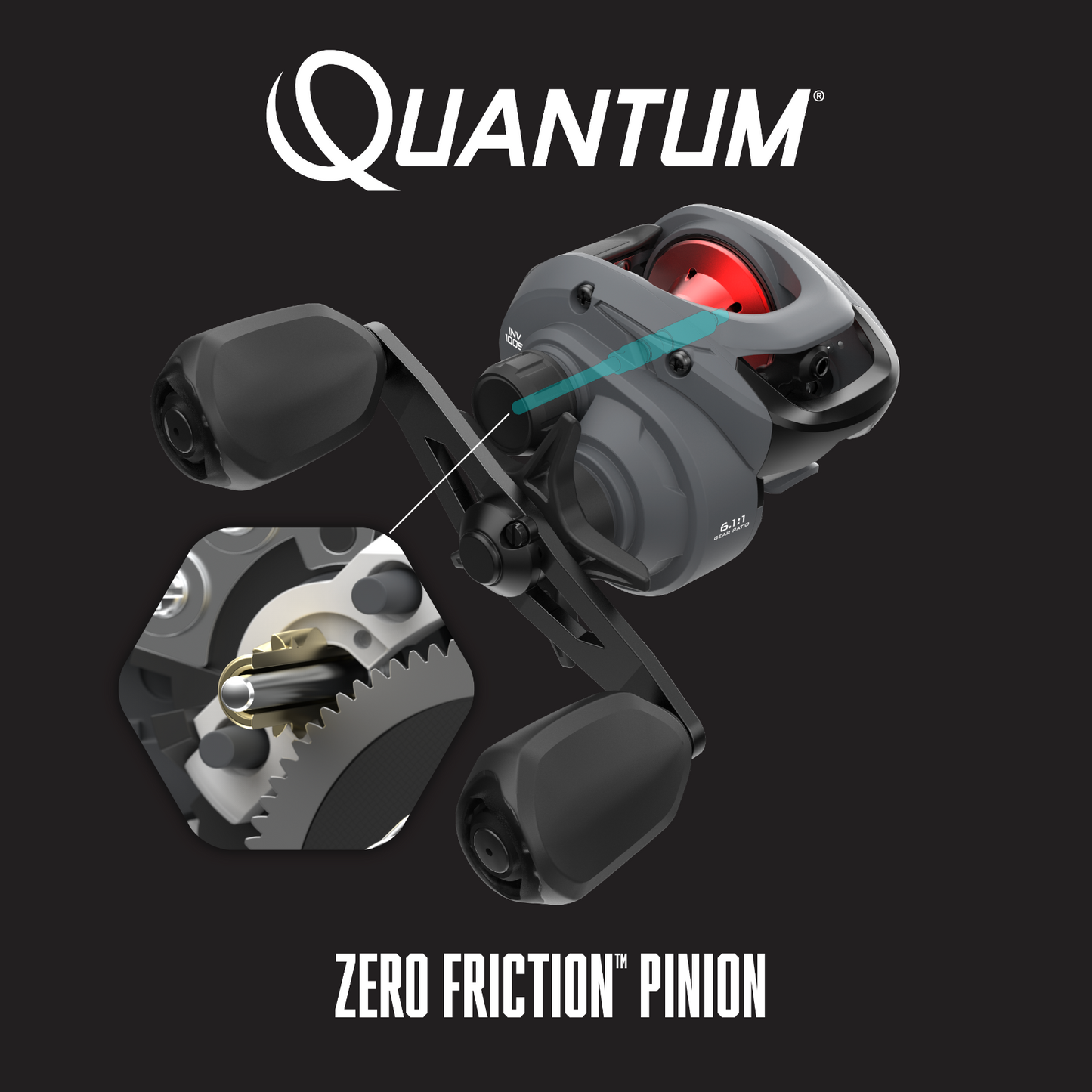 Quantum Invade 101 Baitcast Reel
