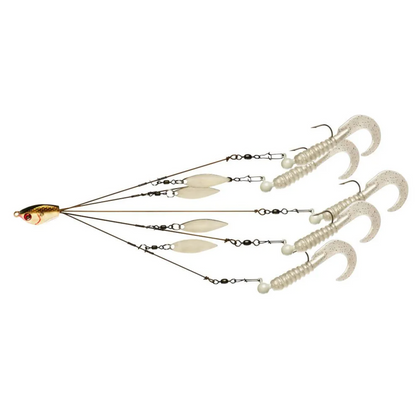 Yum Yumbrella Flash Mob Jr Kit - 5-Wire Pearl White Willow Blade