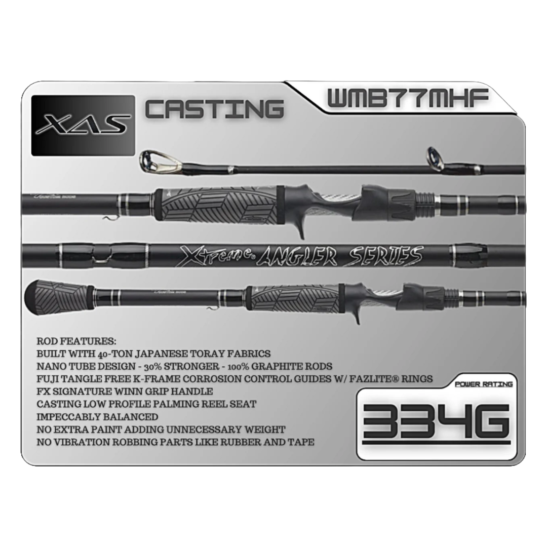Fx Custom Rods Extreme Angler Series Casting Rod