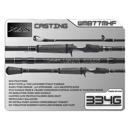 Fx Custom Rods Extreme Angler Series Casting Rod