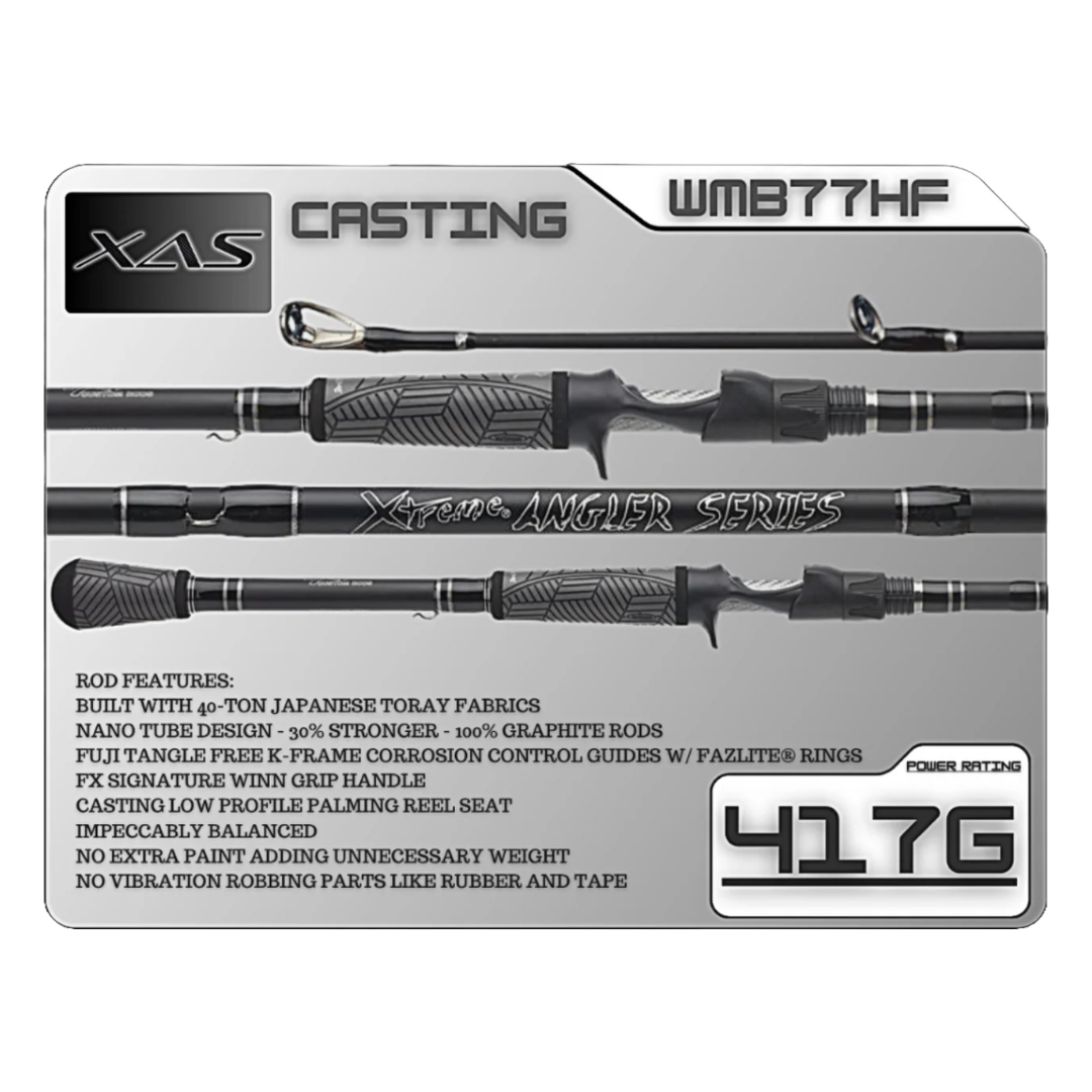 Fx Custom Rods Extreme Angler Series Casting Rod