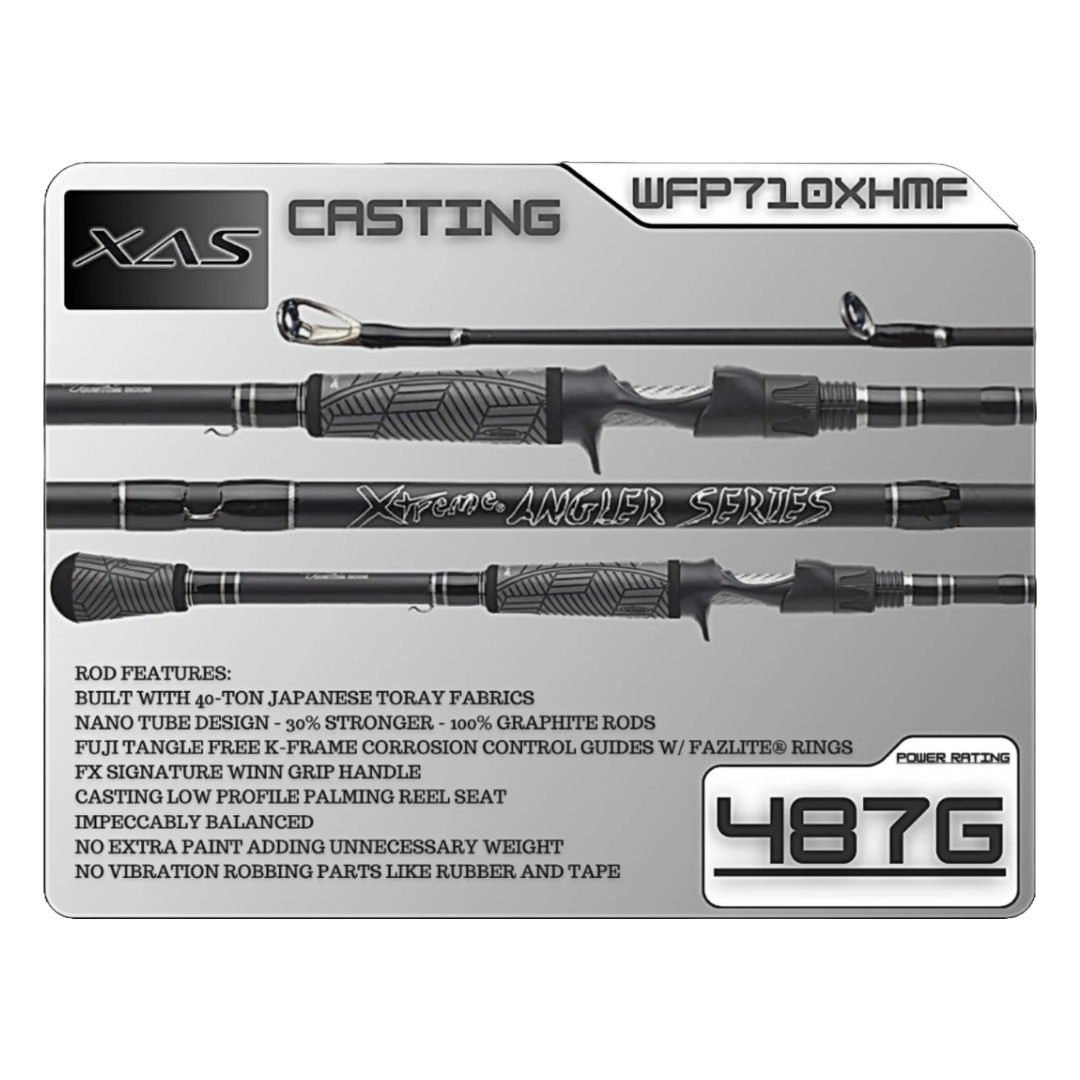 Fx Custom Rods Extreme Angler Series Casting Rod