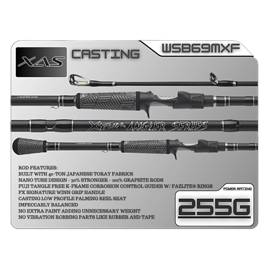 Fx Custom Rods Extreme Angler Series Casting Rod