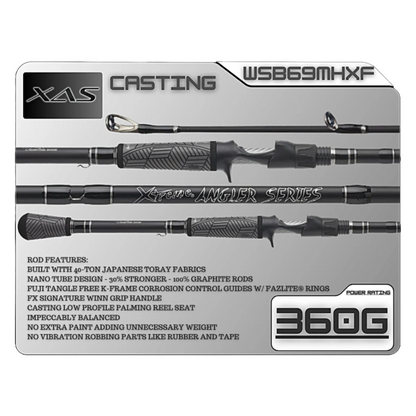 Fx Custom Rods Extreme Angler Series Casting Rod