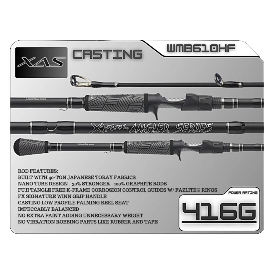 Fx Custom Rods Extreme Angler Series Casting Rod