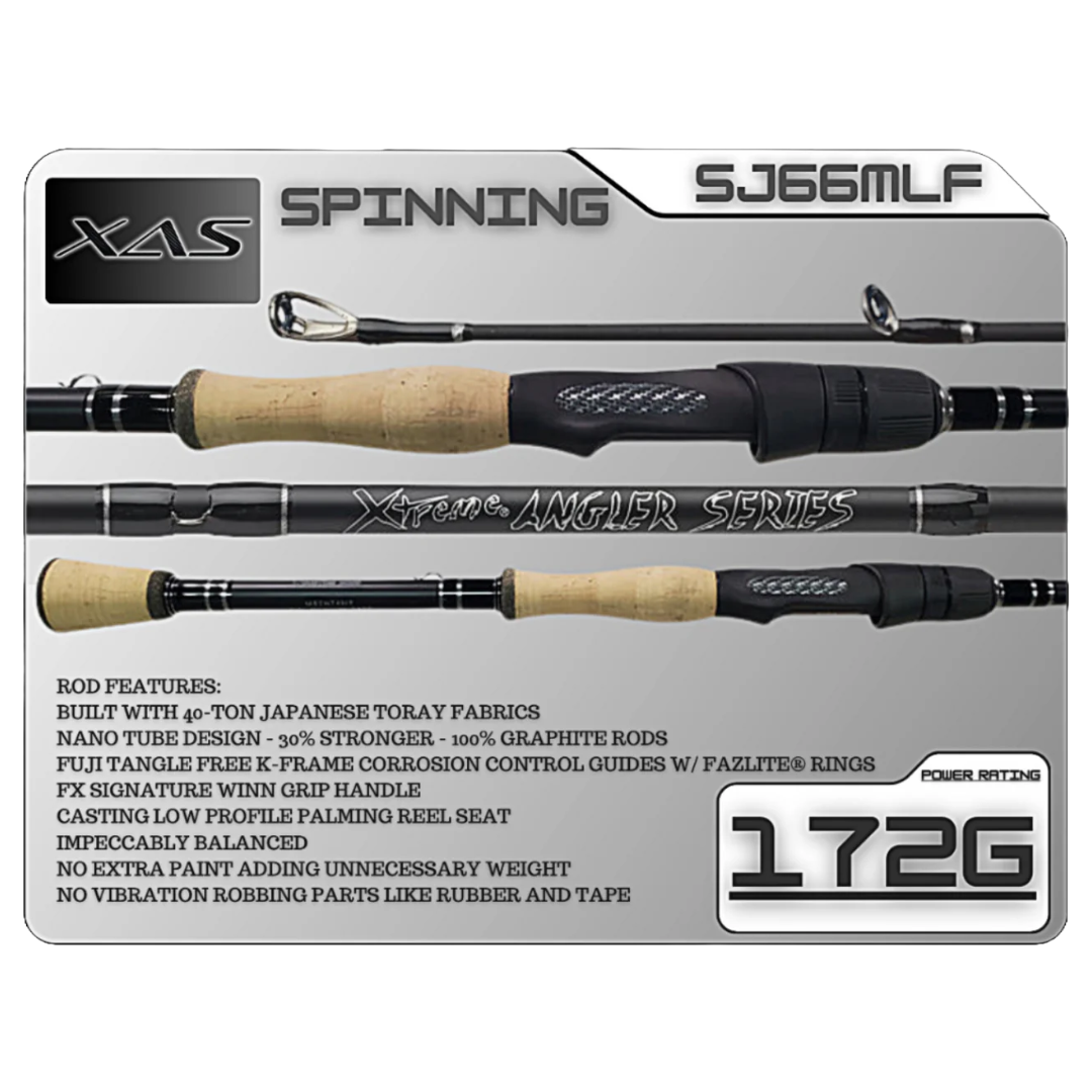 トーマン、ライギョ　カスタムロッド　Extreme Angler Fx Custom Rods Extreme Angler Series Spinning Rod – Bounty Hunters