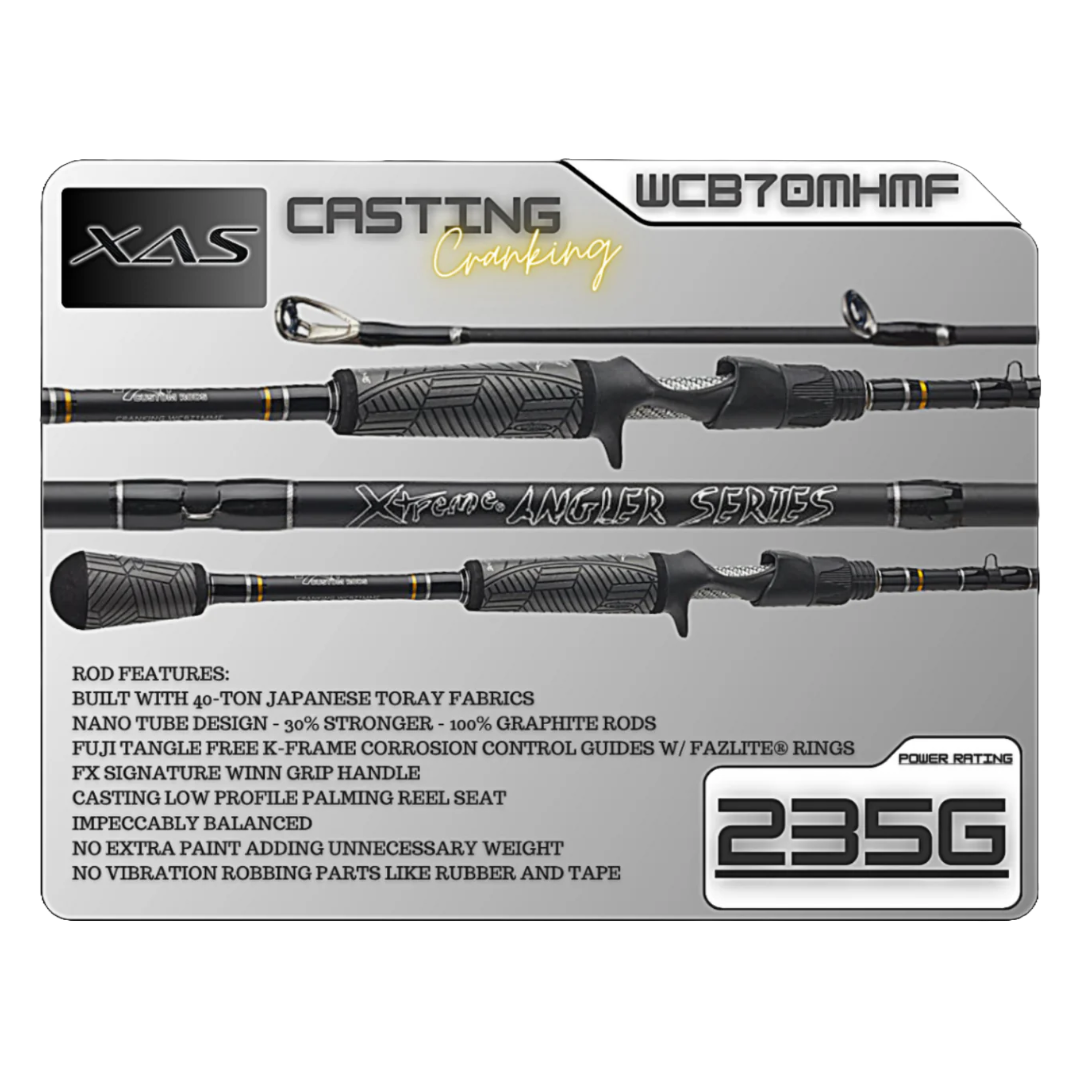 Fx Custom Rods Extreme Angler Series Casting Rod