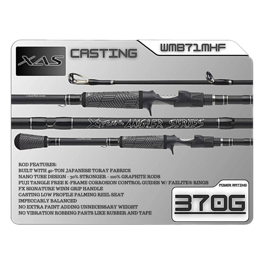 Fx Custom Rods Extreme Angler Series Casting Rod