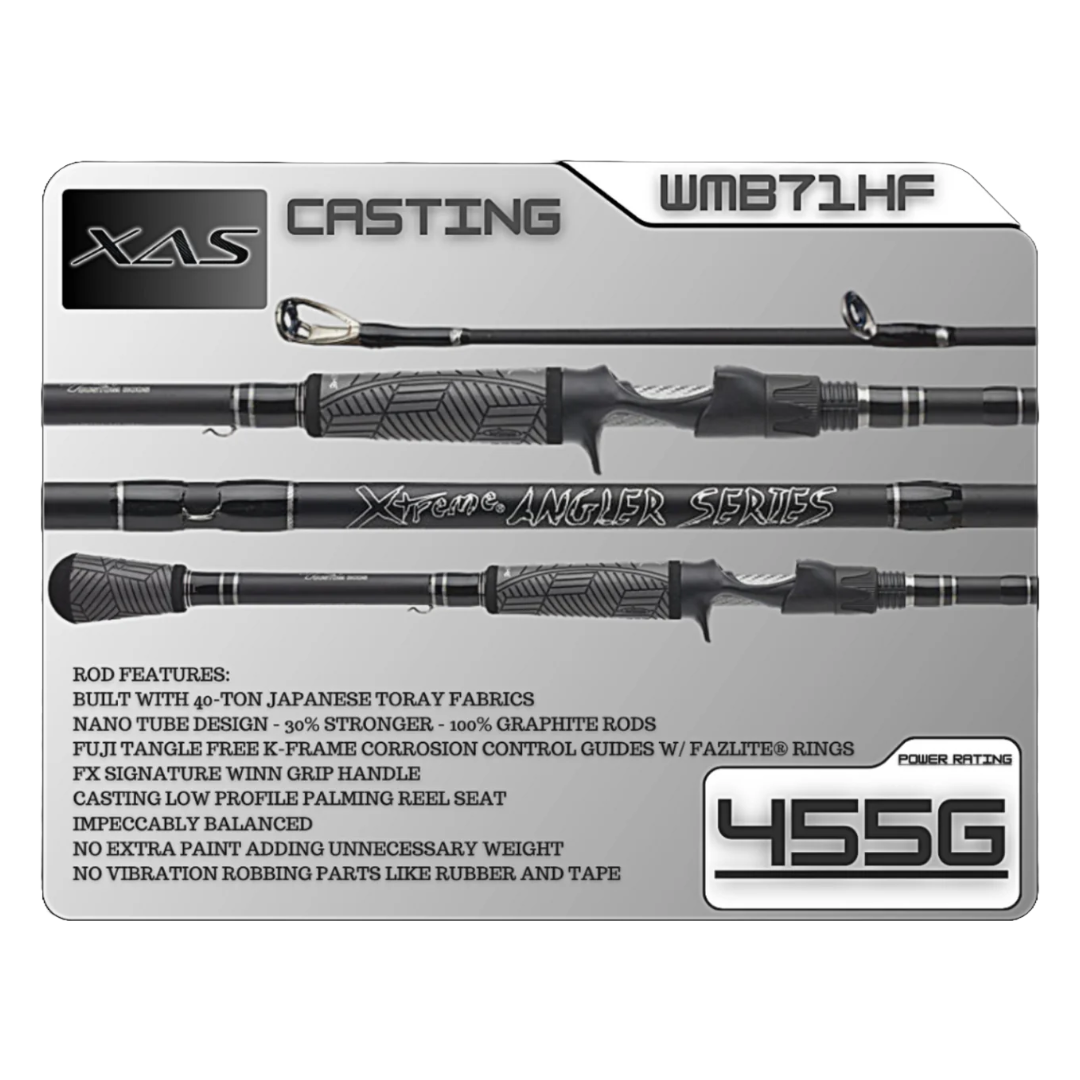 Fx Custom Rods Extreme Angler Series Casting Rod
