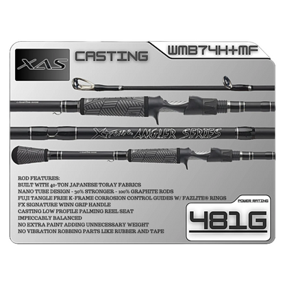 Fx Custom Rods Extreme Angler Series Casting Rod