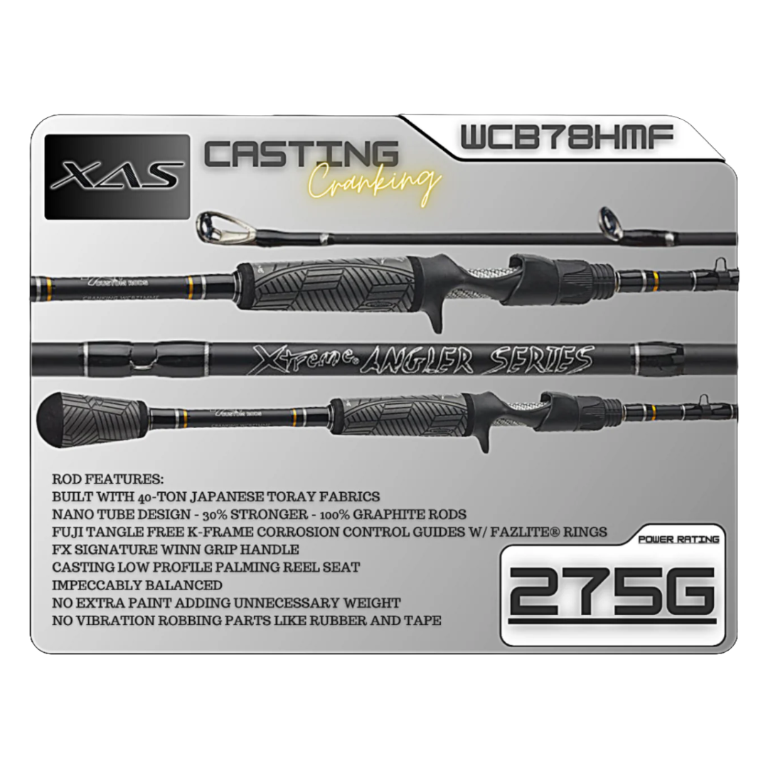 Fx Custom Rods Extreme Angler Series Casting Rod