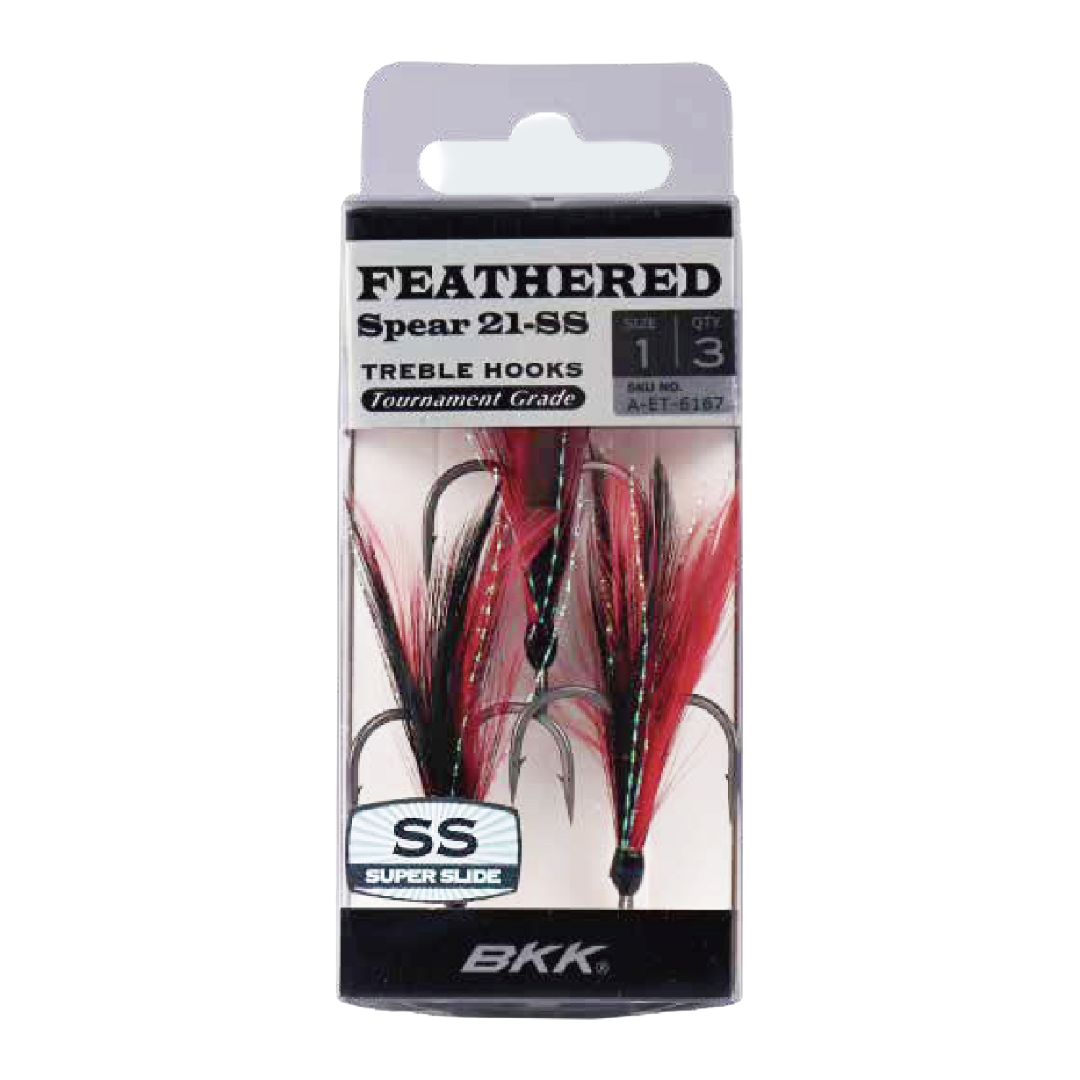 BKK Feathered Spear 21-SS Treble Hook