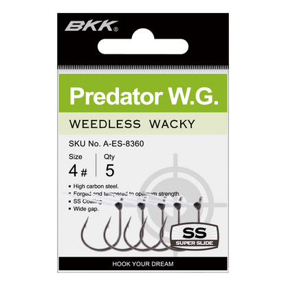 BKK Predator W.G Weedless Wacky Hook