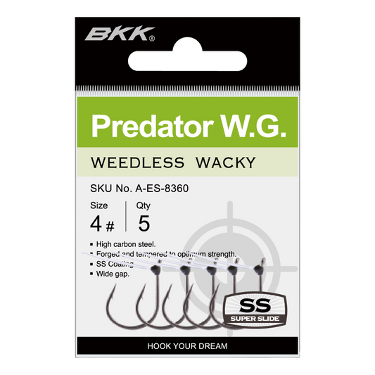 BKK Predator W.G Weedless Wacky Hook