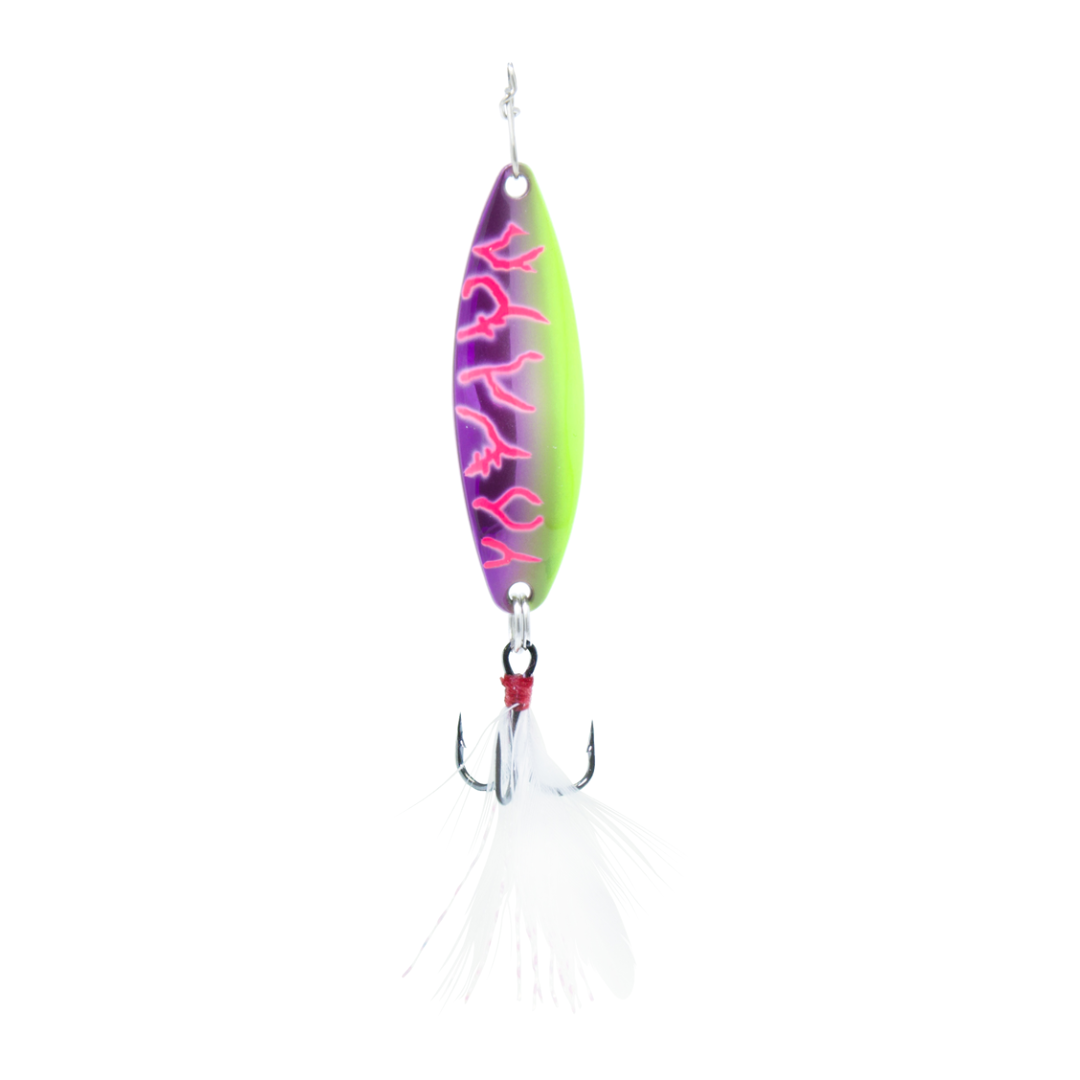 Clam Leech Flutter Spoon – Bounty Hunters Custom Bait & Tackle