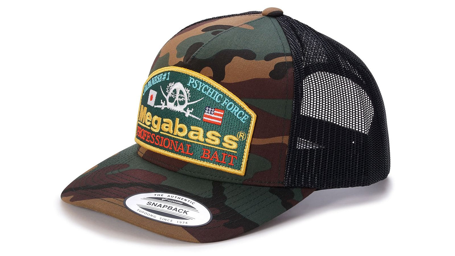Megabass Psychic Camo Trucker Hat
